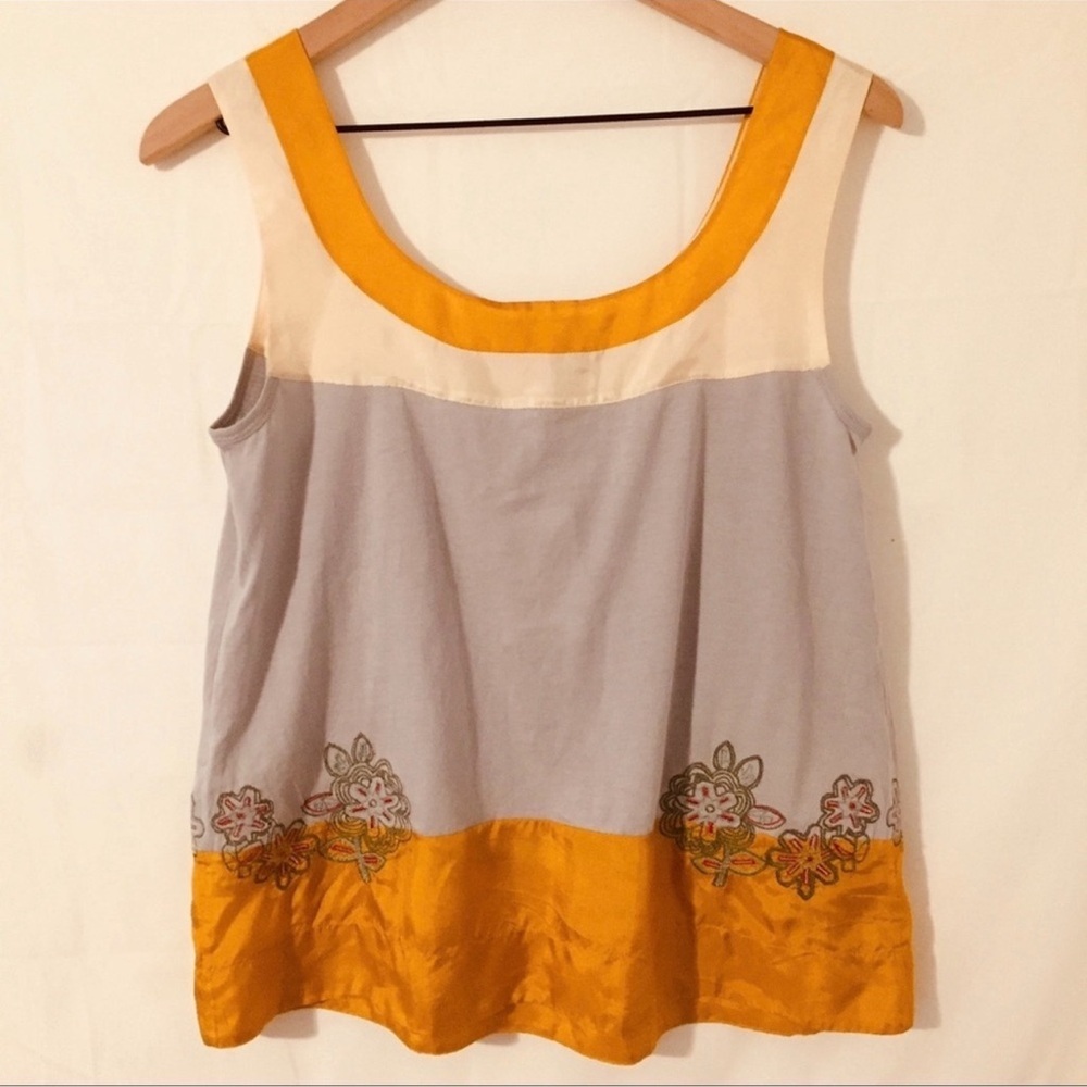 Johnny Was | Top | Mix Media Top with Embroidery - Picture 7 of 8
